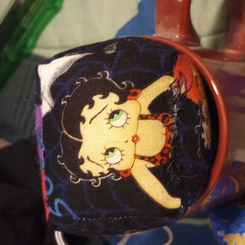2.25" Betty Boop Halloween Car/decor/tote bag Hanging Cube-Handmade